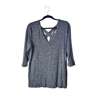 Kaleigh V-Neck Strappy Back Blouse